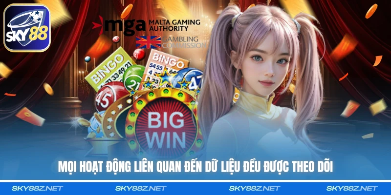 Mọi hoạt động liên quan đến dữ liệu đều được theo dõi