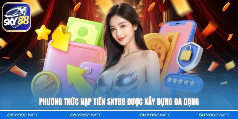 Phương thức nạp tiền SKY88 được xây dựng đa dạng